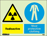 7480D - Jalite Warning Radioactive Wear protective clothing